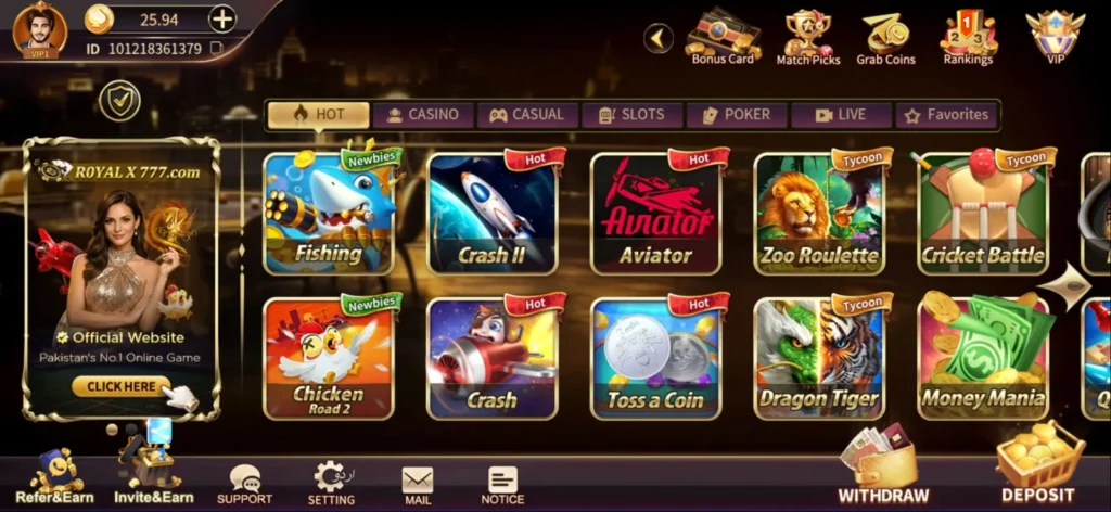 royal x casino platform